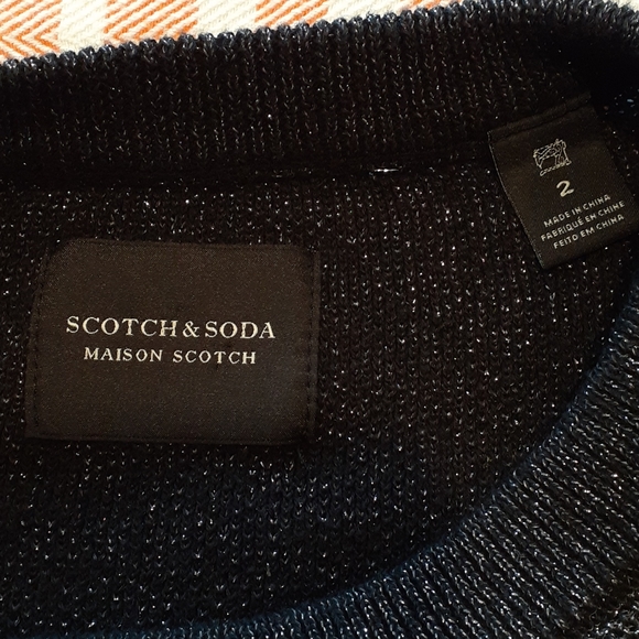 Scotch & Soda Glitter Knit Sweater Women's Sz. M - Picture 4 of 5
